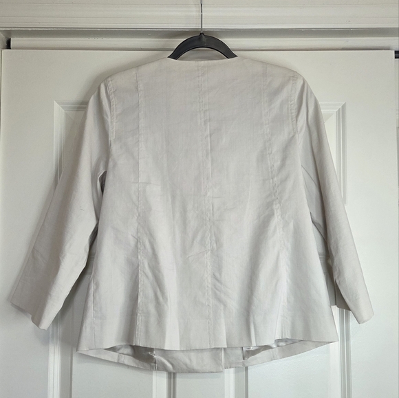 Eileen Fisher Cream Jacket - Size Sm - Picture 2 of 8